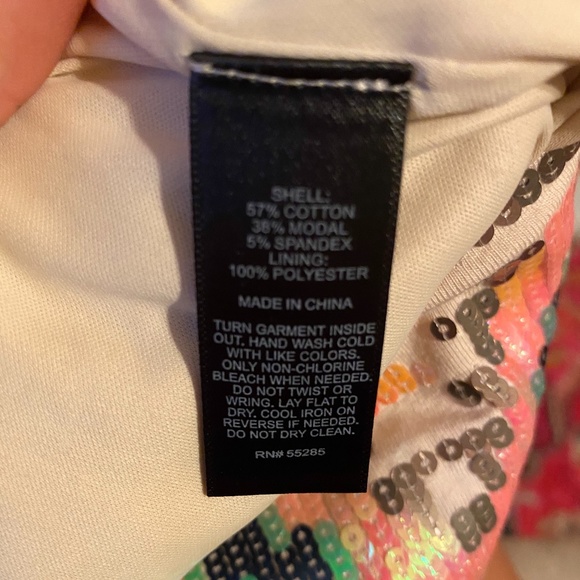 Express Tan Aztec Tribal Sequin Mini Skirt - Picture 7 of 7